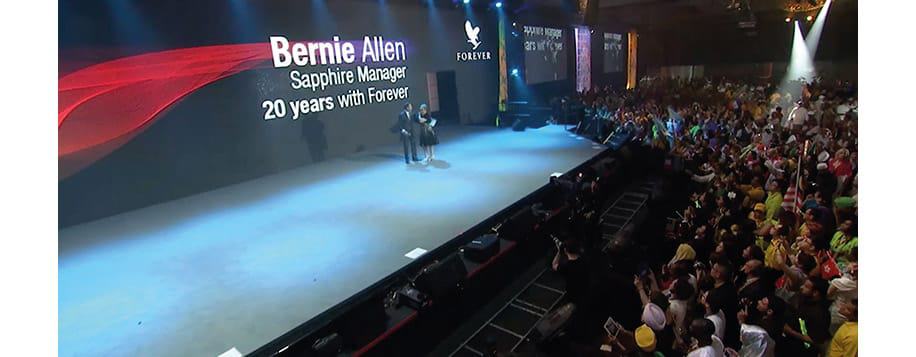 Bernie Allen onstage - How to Build Self-Confidence