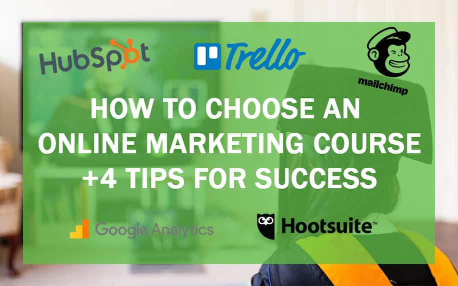 Online marketing courses header