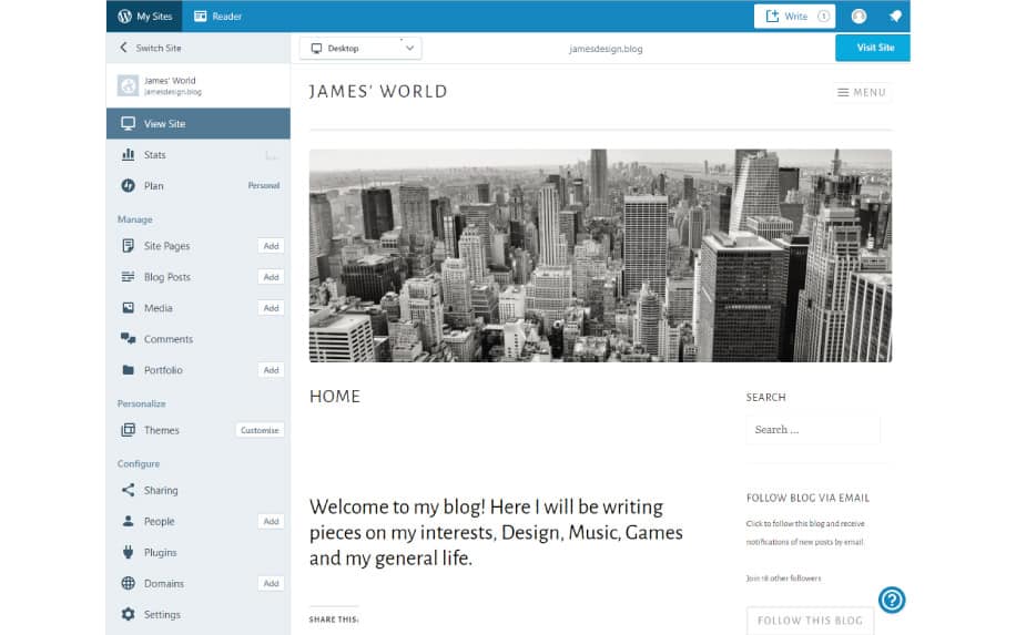 Create a post in WordPress 1