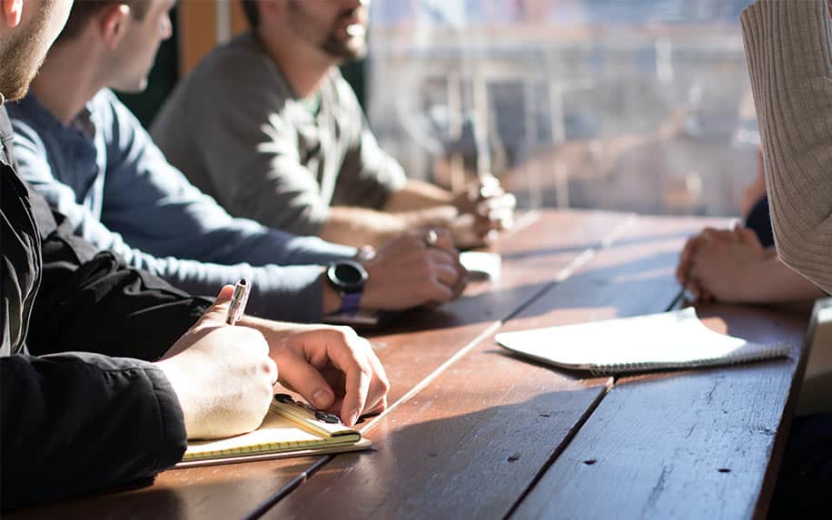 Image of people at a meeting