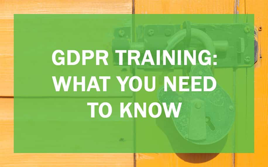 GDPR Training header image