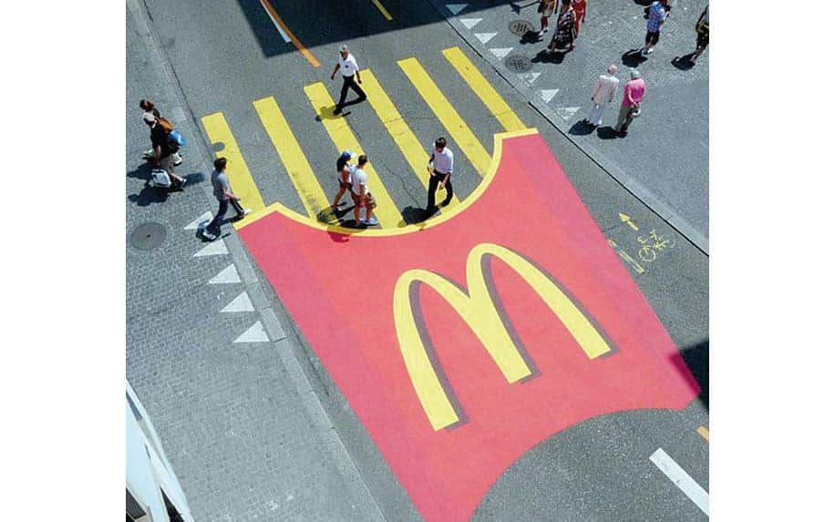 Guerrilla marketing mcdonalds example