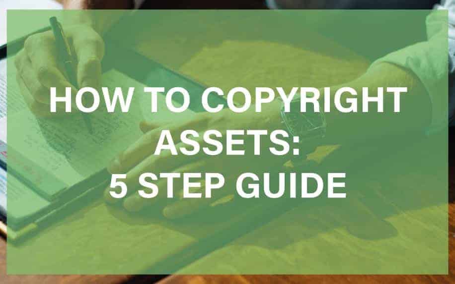 How to copyright assets