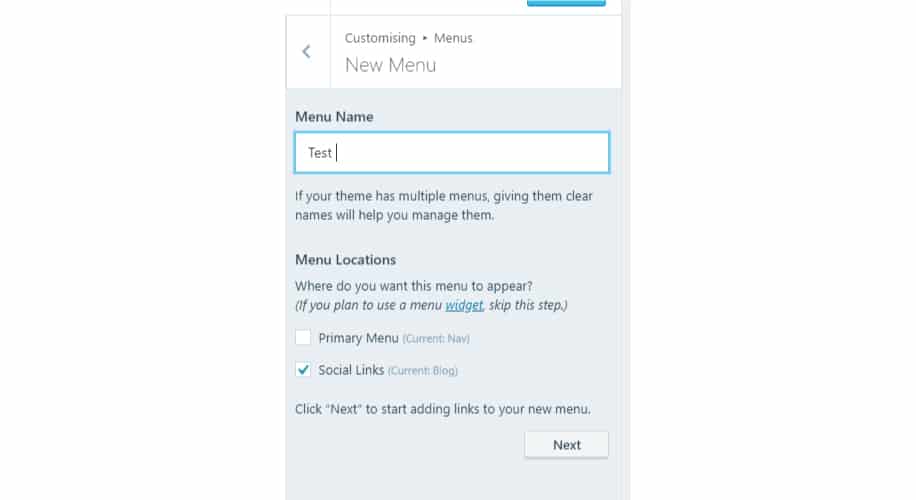 How to create navigation menus in wordpress screenshot 3