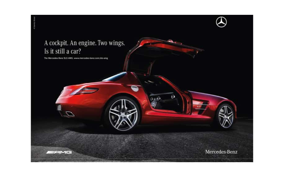 Hierarchy of needs marketing mercedes example ad