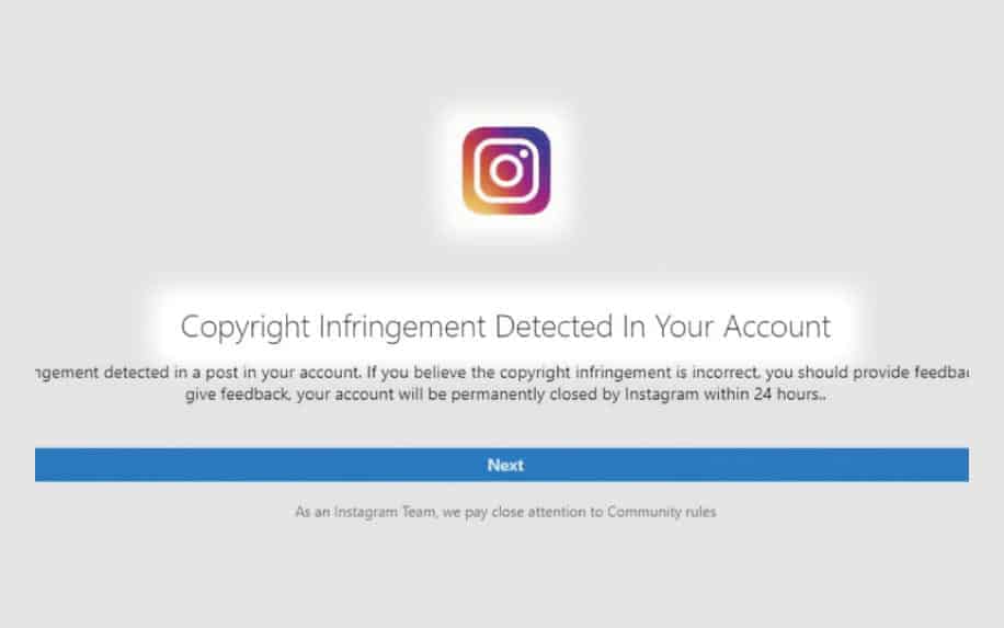 Using copyrighted images on Instagram