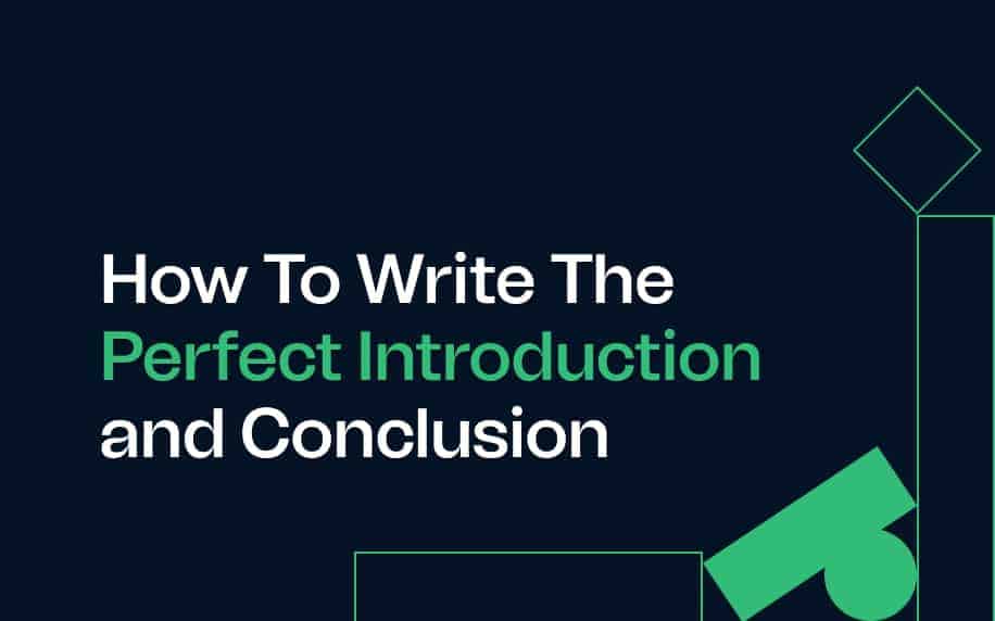 image for the how to write a perfect introduction and conclusion blog