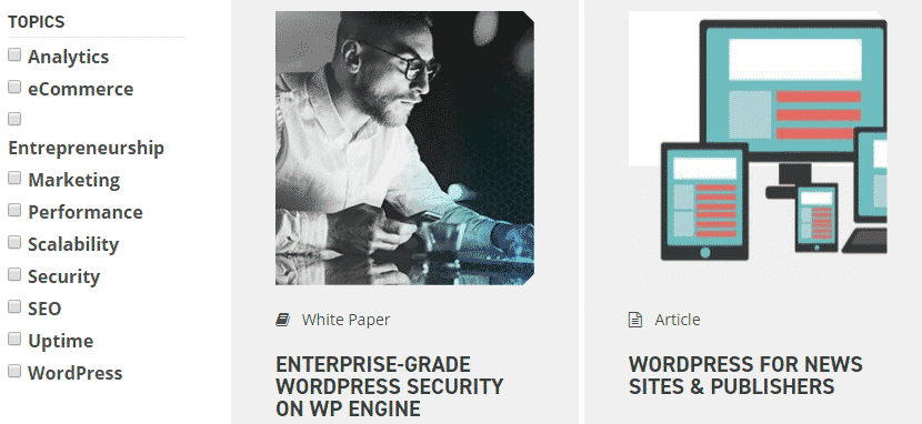 WP Engine Resource Centre